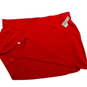 Under Armor Red Tennis Skirt Size Large